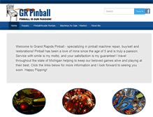 Tablet Screenshot of grpinball.com